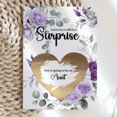 Pregnancy Reveal Card for Sister – Scratch-Off Aunt Surprise