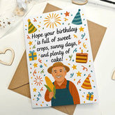 Farmer Happy Birthday Card – Country Life Theme - Greeting Card