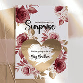 Pregnancy Reveal Card – Big Brother Scratch-Off Surprise - Big Brother-English Text - Greeting Card