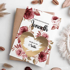 Pregnancy Reveal Card – Scratch-Off Surprise for Aunt - Greeting Card