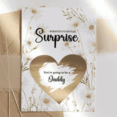 Pregnancy Reveal Scratch Card for Future Dads - Greeting Card