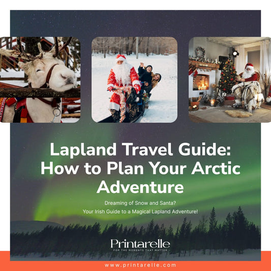 Lapland from Ireland," and clearly states the value proposition for the target audience: "Your Ultimate Guide for Families