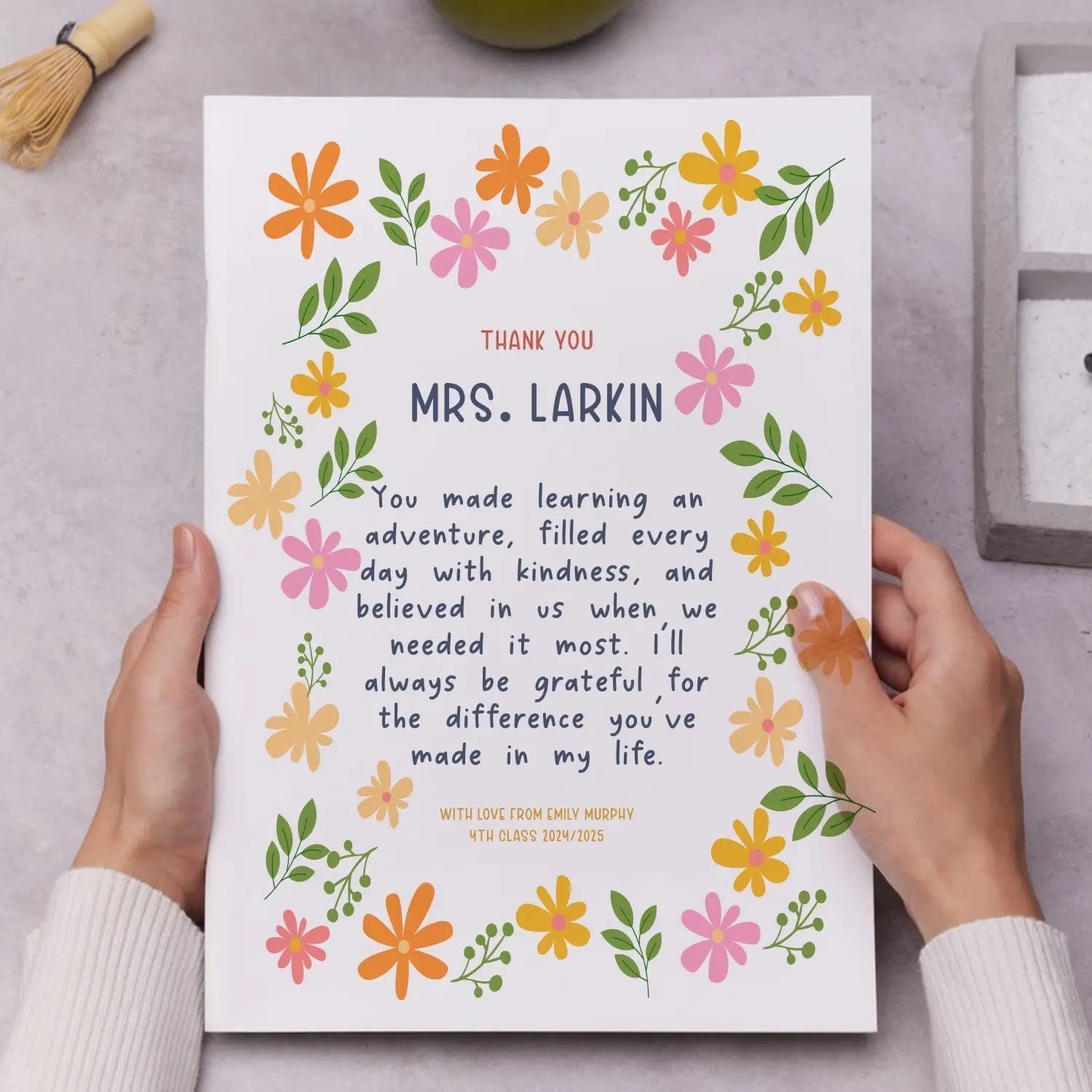 Thoughtful Gifts for the End of the School Year: Celebrate Teachers with Personalised Prints