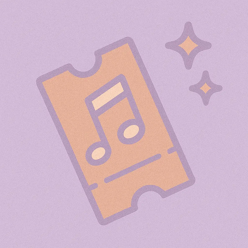 Festival & Concert Foil Tickets