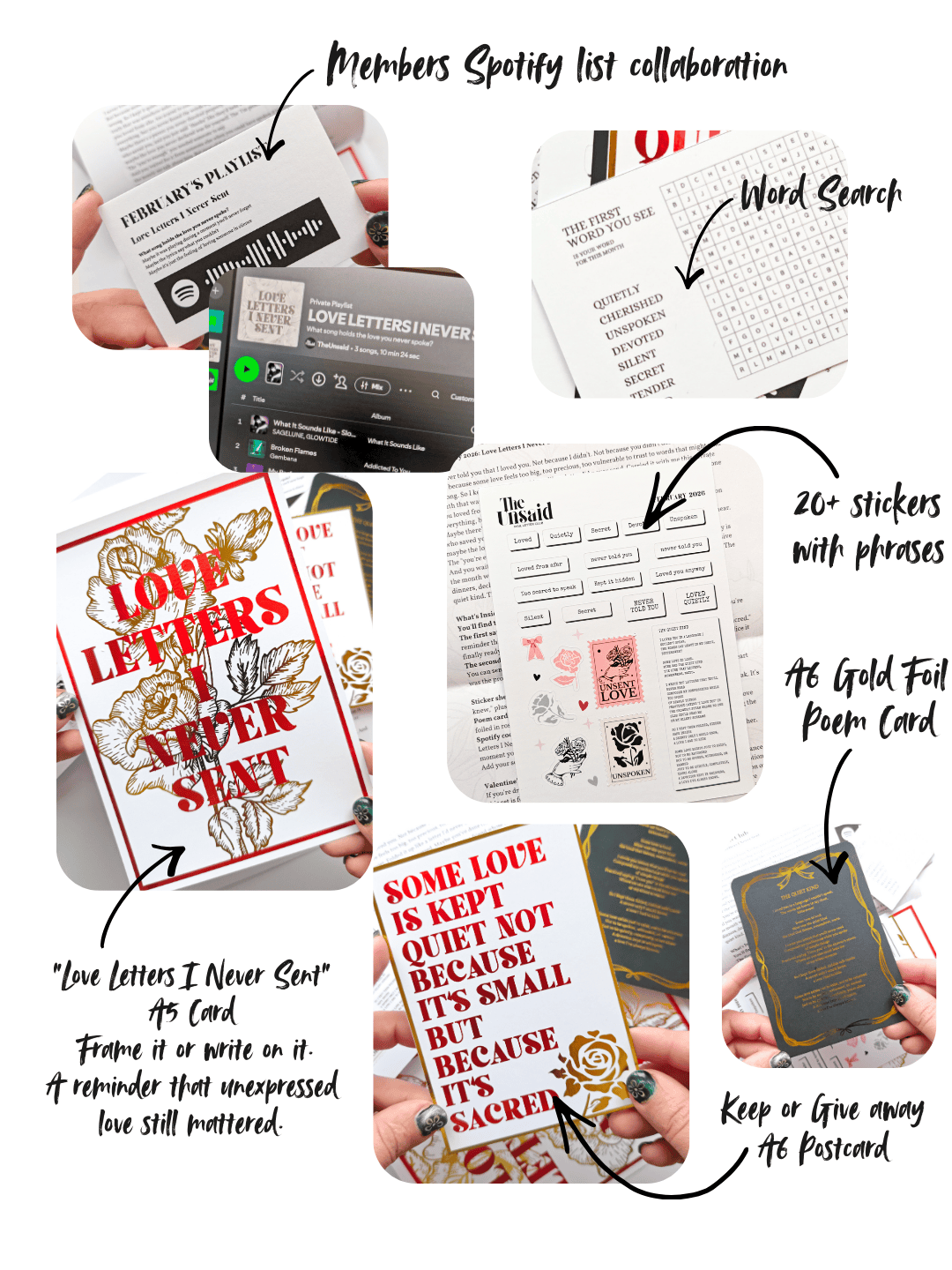 The Unsaid Letter Club - Monthly Subscription