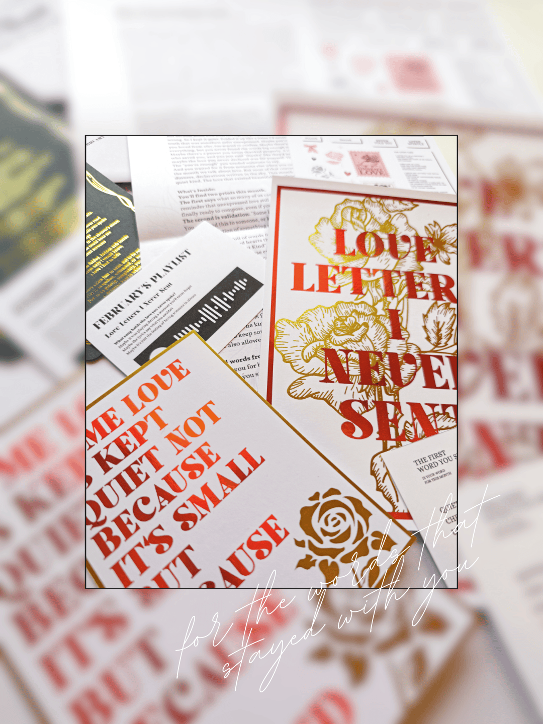 The Unsaid Letter Club - Monthly Subscription