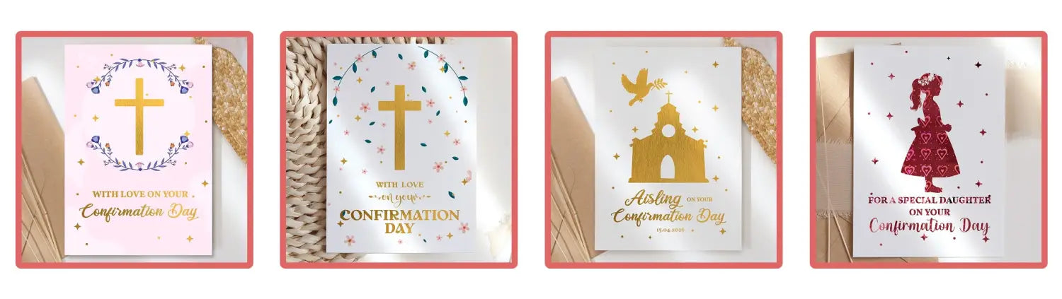 Best Personalised Confirmation Cards for Boys &amp; Girls