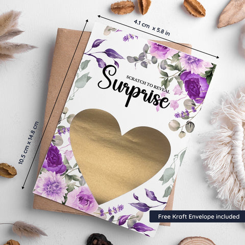 To My Sister – Scratch-Off Pregnancy Reveal Card for Aunt