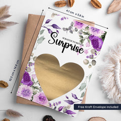To My Sister – Scratch-Off Pregnancy Reveal Card for Aunt