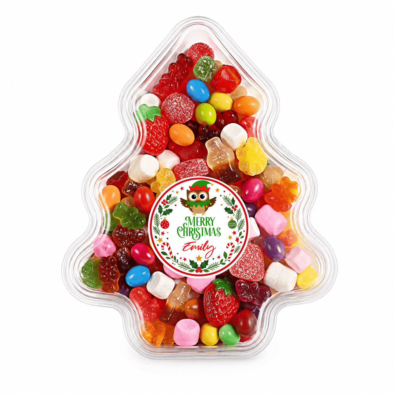 Sweet Spruce, Personalised Christmas Tree Favour Box