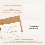 Will You Be My Godparent Card - A5 Greeting Card - Printarelle