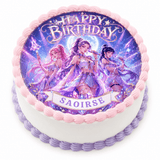 KPop Girl Group Birthday Cake Topper – Pastel Lilac Personalised