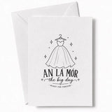 Handmade - Greeting Card - Irish Language Wedding Day Card – An Lá Mór | Ireland