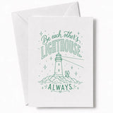 Handmade - Greeting Card - Lighthouse Wedding Card – Be Each Other’s Light | Ireland