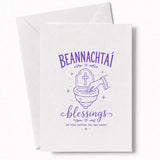 Handmade - Greeting Card - Irish Beannachtaí Wedding Blessings Card | Ireland
