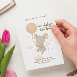 Mouse Design From the Bump Daddy to Be - Father's Day or Birthday Card
