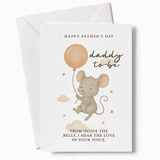 Mouse Design From the Bump Daddy to Be - Father's Day or Birthday Card