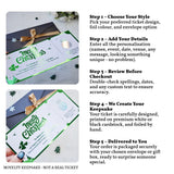 Christmas Foil Scratch-Off Ticket - personalised christmas, christmas foil scratch-off, foil ticket, personalized foil