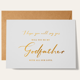 Will You Be My Godfather / Godmother Proposal Card - Greeting Card - Printarelle