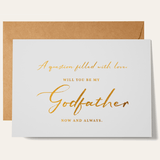 Godparent Proposal Card | Godmother or Godfather Option - Greeting Card - Printarelle