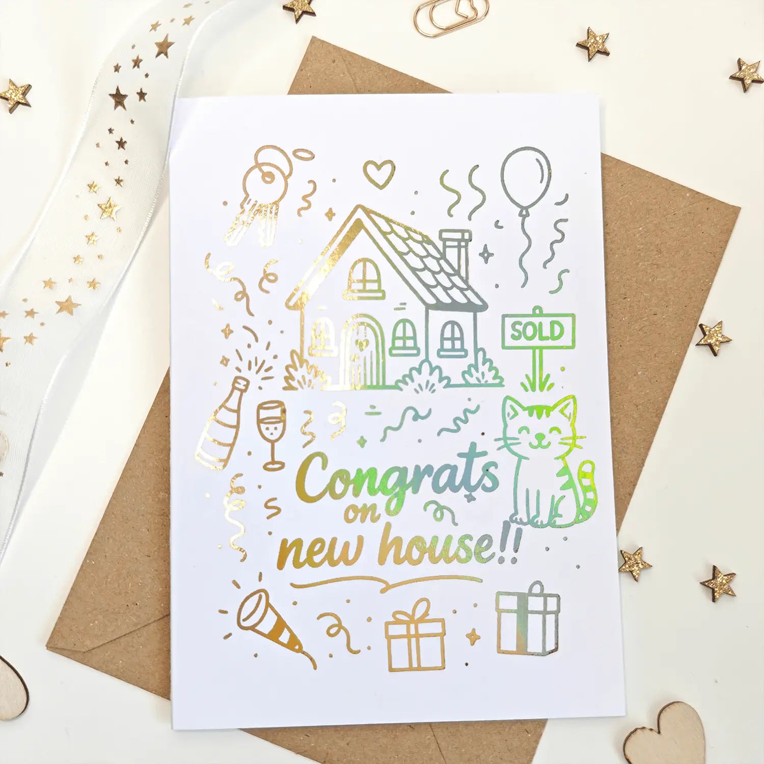 Congrats on New House Greeting Card - Greeting Card