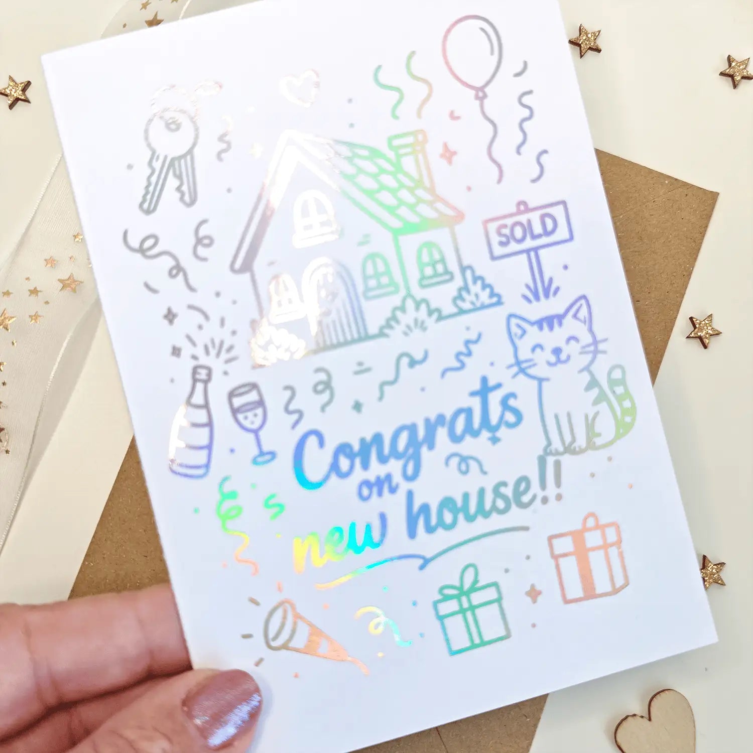 Congrats on New House Greeting Card - Greeting Card