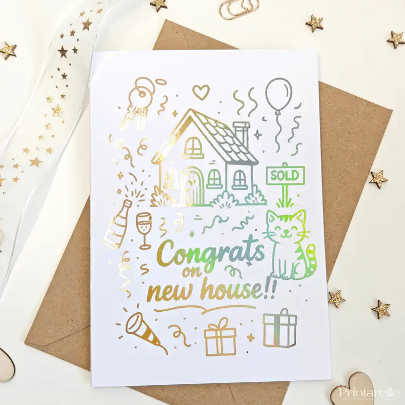 Congrats on New House Greeting Card - Greeting Card