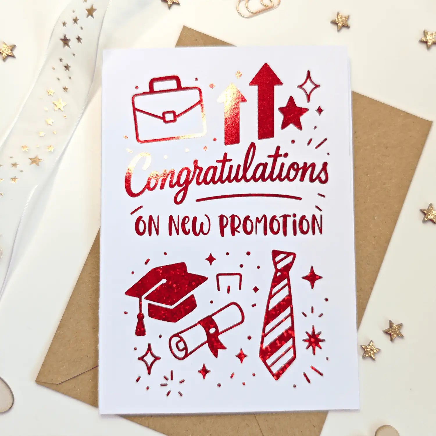 Congratulations Promotion Foil Card - Greeting Card