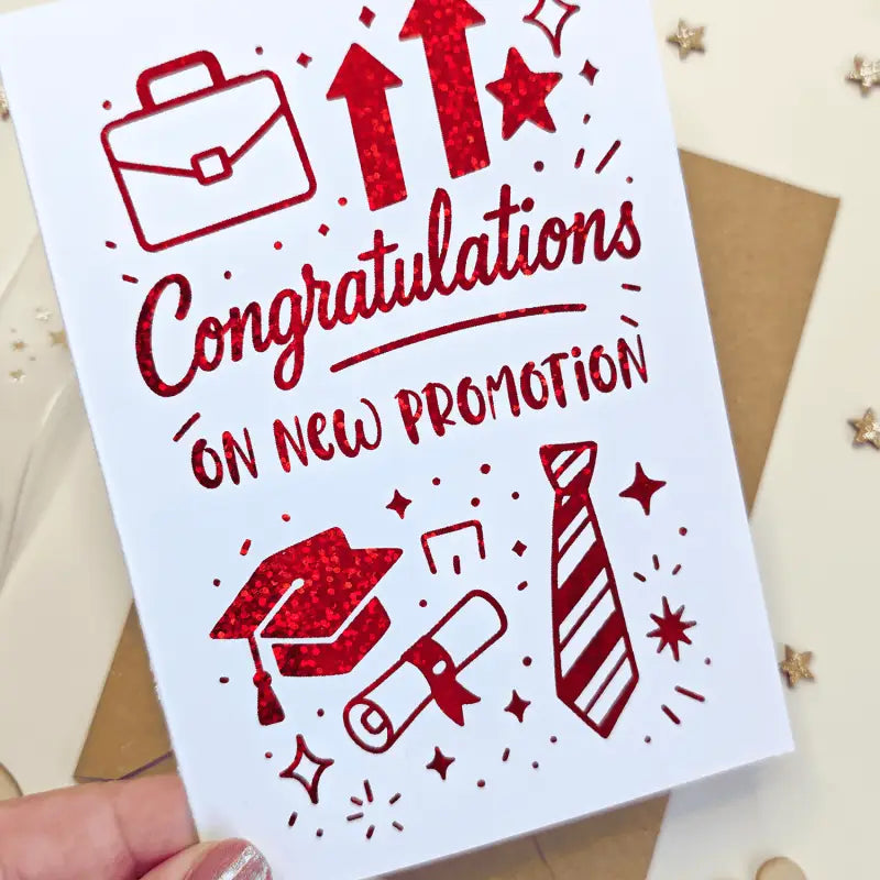 Congratulations Promotion Foil Card - Greeting Card