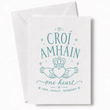 Handmade - Greeting Card - Irish Claddagh Wedding Card – Croí Amháin | Ireland