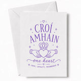 Handmade - Greeting Card - Irish Claddagh Wedding Card – Croí Amháin | Ireland