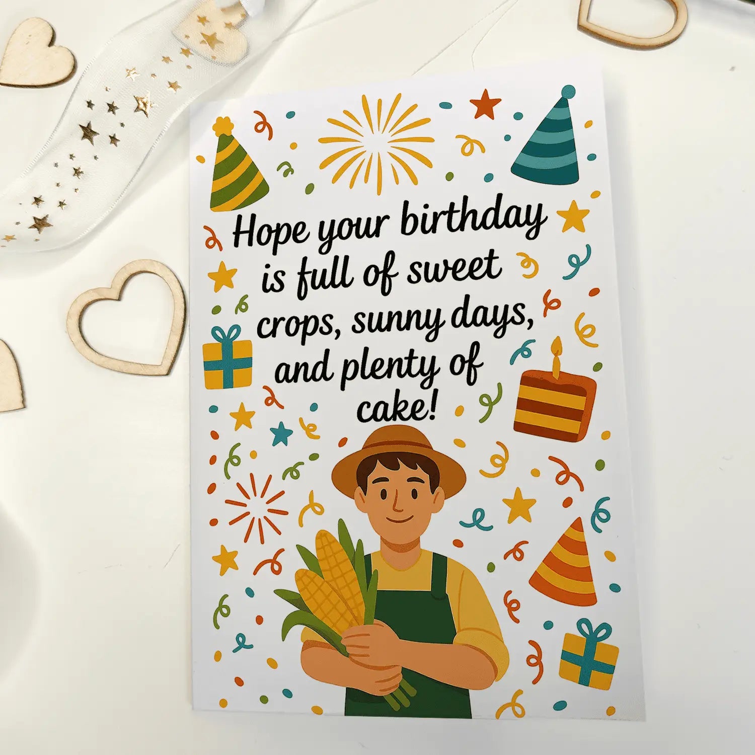 Farmers & Gardeners Happy Birthday Card - Greeting Card