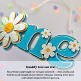 First Birthday Cake Topper, One Daisy Glitter & Holographic | Blue Teal Floral 1st Birthday - Cake Topper - Printarelle