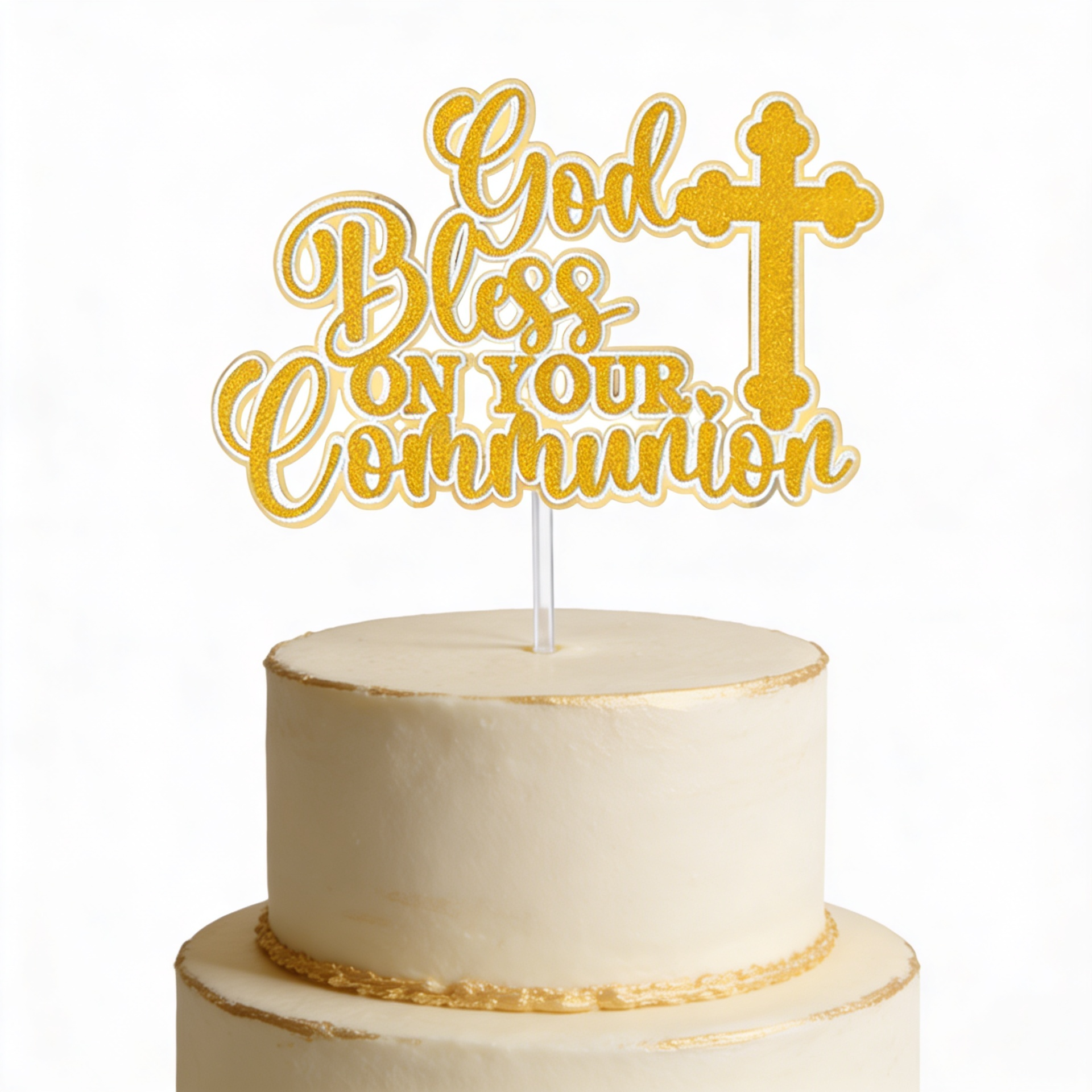 Handmade Cake Topper | Printarelle | Some toppers are bold and colourful. This one is something else, warm, classic,