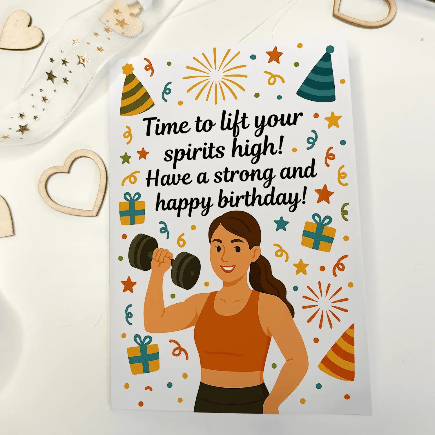 Fitness Happy Birthday Card – Gym Lover - Greeting Card