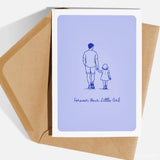 Some bonds are impossible to put into words, but this card comes beautifully close. A tender line art illustration