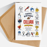 Funny Plumber Birthday Card | Personalised - plumber birthday card, plumber birthday, birthday card, pipe legend,