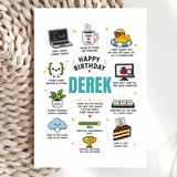 Funny Software Engineer Birthday Card | Coder - birthday card, software engineer, software engineer birthday, engineer