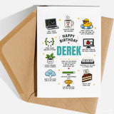Funny Software Engineer Birthday Card | Coder - birthday card, software engineer, software engineer birthday, engineer