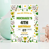 GAA Hurling Birthday Party Invitation | Irish Sports Theme - birthday party, hurling birthday party, hurling birthday,
