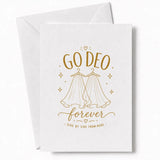 Handmade - Greeting Card - Irish Wedding Card Go Deo Forever Two Brides | Ireland