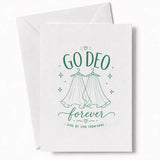 Handmade - Greeting Card - Irish Wedding Card Go Deo Forever Two Brides | Ireland