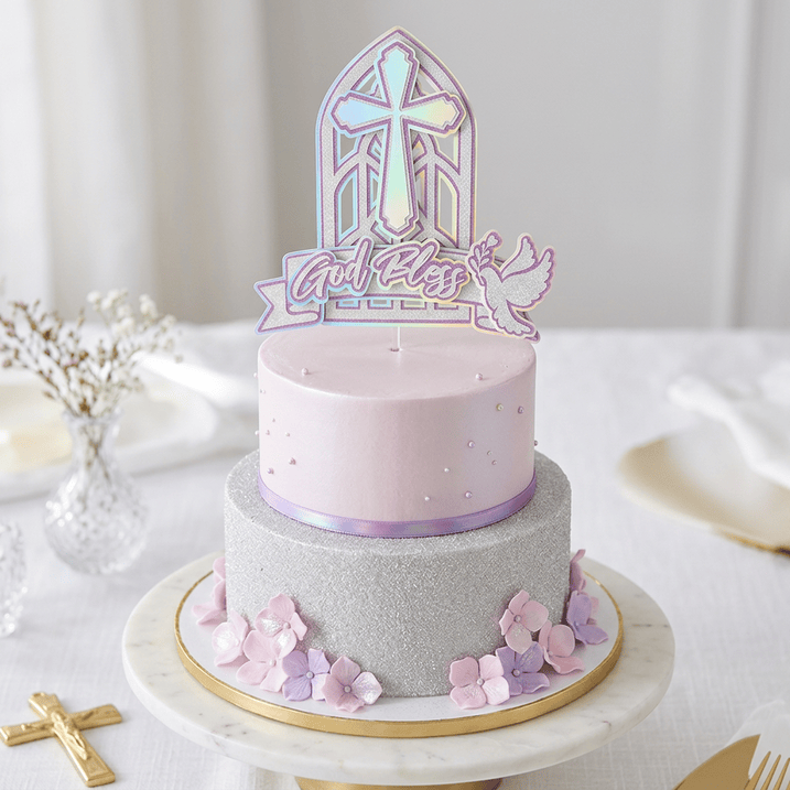 Handmade Cake Topper | Printarelle | The pink version of our most architectural topper, and it is stunning. Handcrafted
