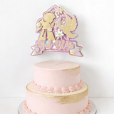 Handmade Cake Topper | Printarelle | Soft, feminine, and absolutely breathtaking, this God Bless cake topper