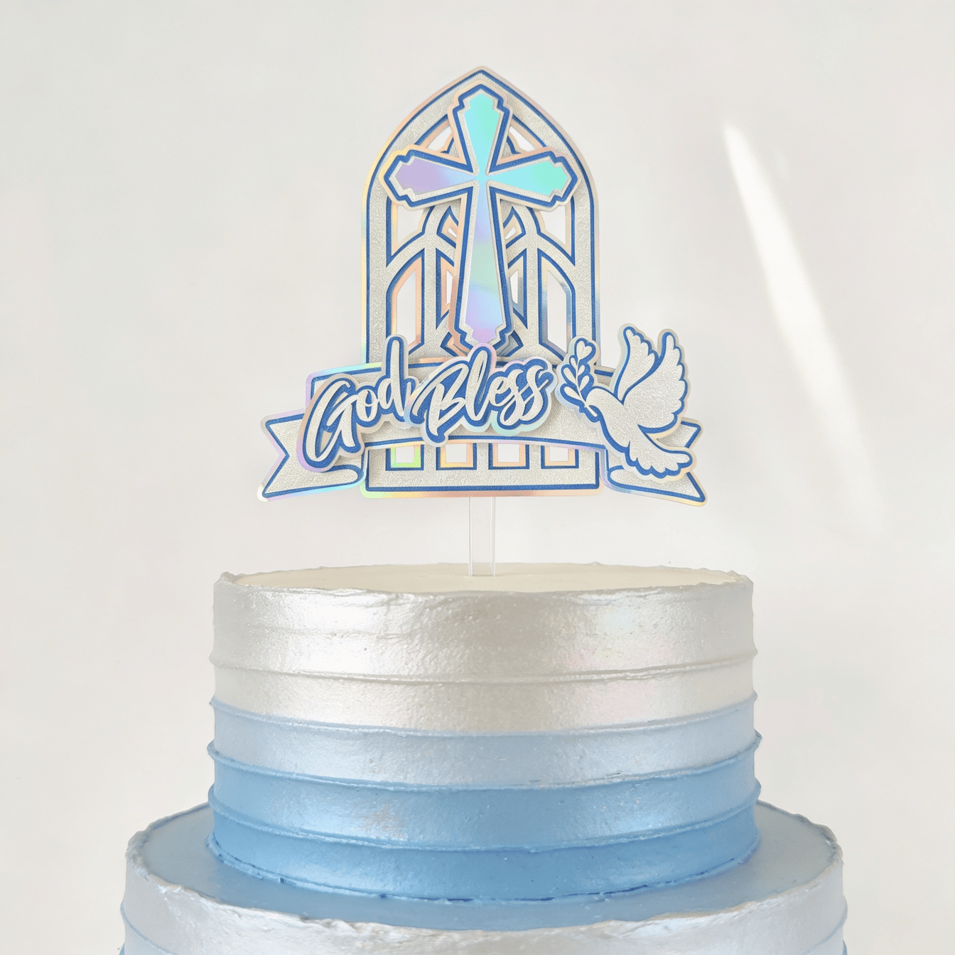 Handmade Cake Topper | Printarelle | Some toppers are bold and colourful. This one is something else entirely,