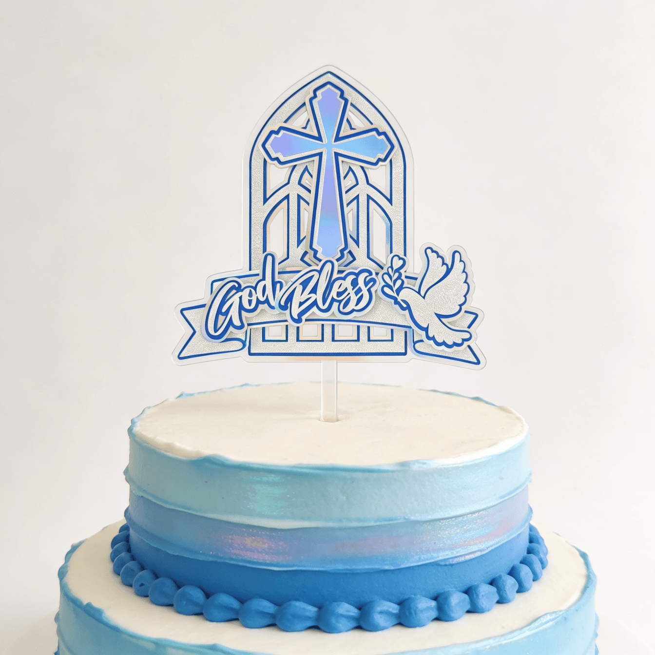 Handmade Cake Topper | Printarelle | Some toppers are bold and colourful. This one is something else entirely,