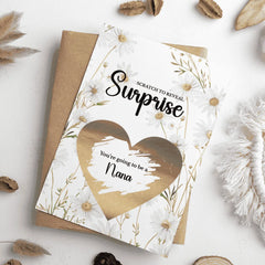 Grandmother Pregnancy Announcement Scratch Card - Nana - Greeting Card