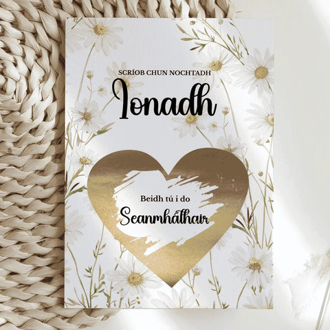 Grandmother Pregnancy Announcement Scratch Card - Seanmháthair - Greeting Card