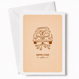 Happily Ever After | Wedding Car Greeting Card - wedding car, wedding card, illustrated vintage, car decorated, tin cans