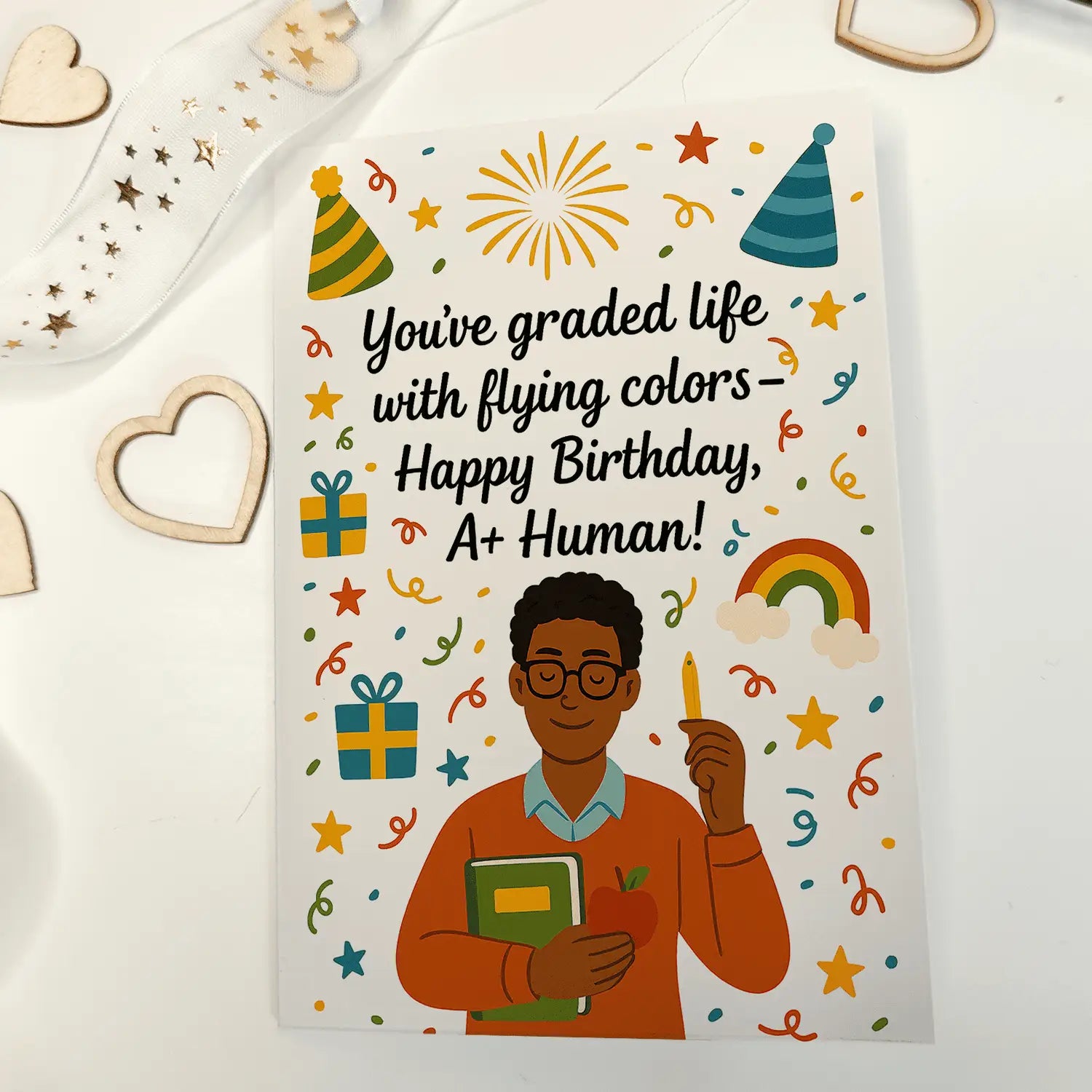 Happy Birthday Card for Teachers Mentors and Tutors - Greeting Card